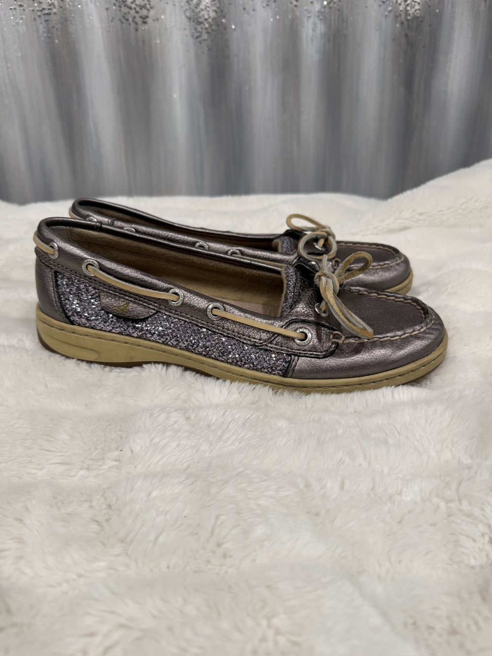 Sperry Angelfish Boat Shoe With Glitter